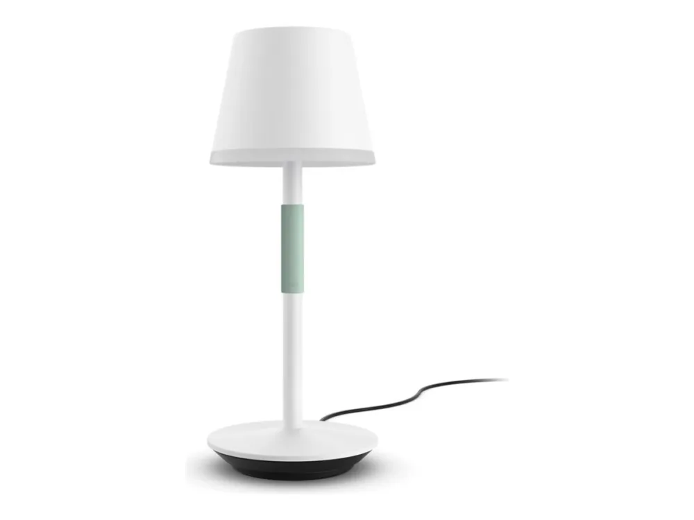 Philips Hue White and Color Ambiance Go - Bordlampe - LED - klasse G - 16 millioner farver - hvid, salviegrønt greb