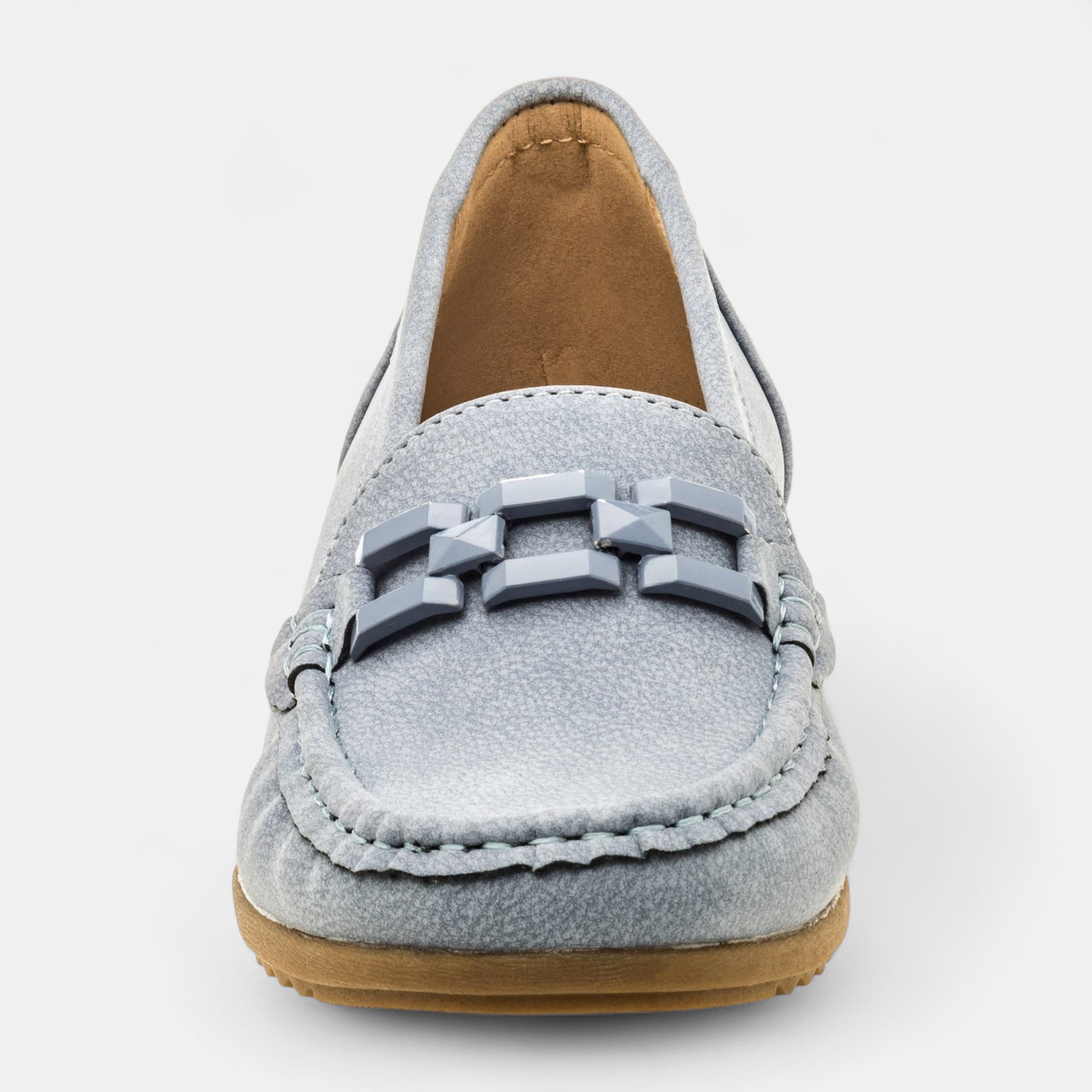 Mocassins pieds sensibles Femme bleu marine