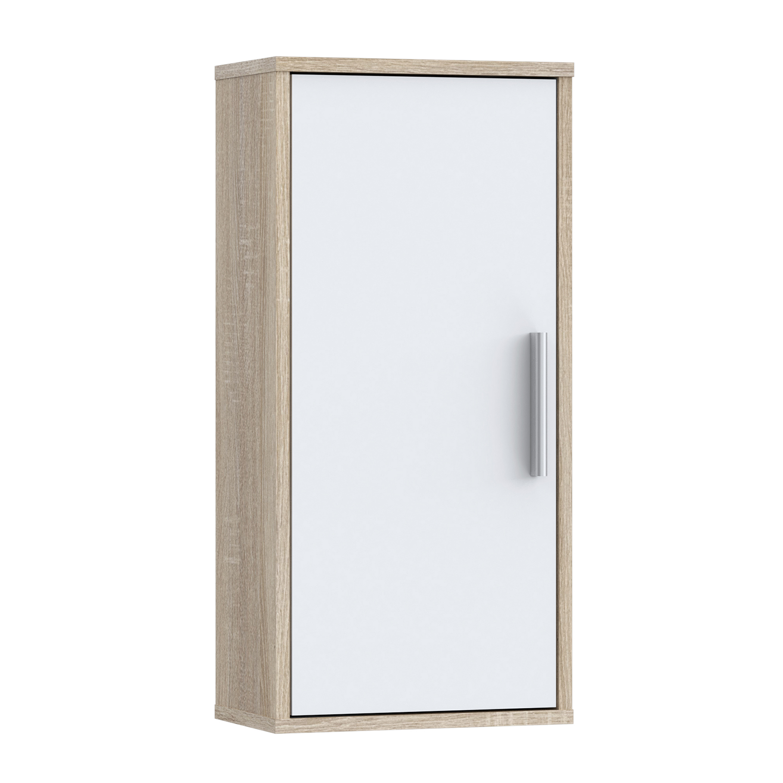 Hängeschrank - Sonoma Eiche-weiß - 33 cm breit