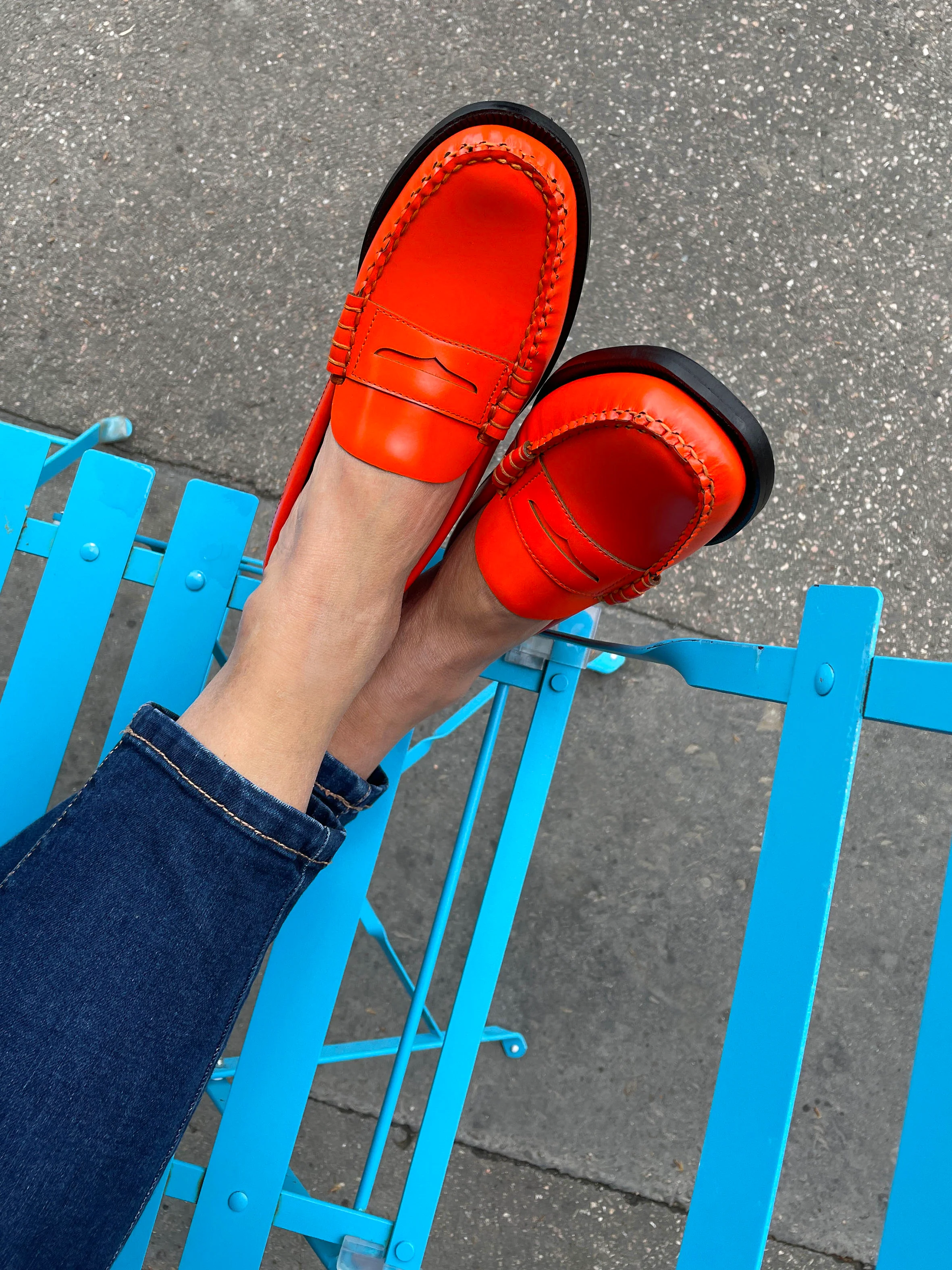SEBAGO - CLASSIC DAN ORANGE W ORANGE