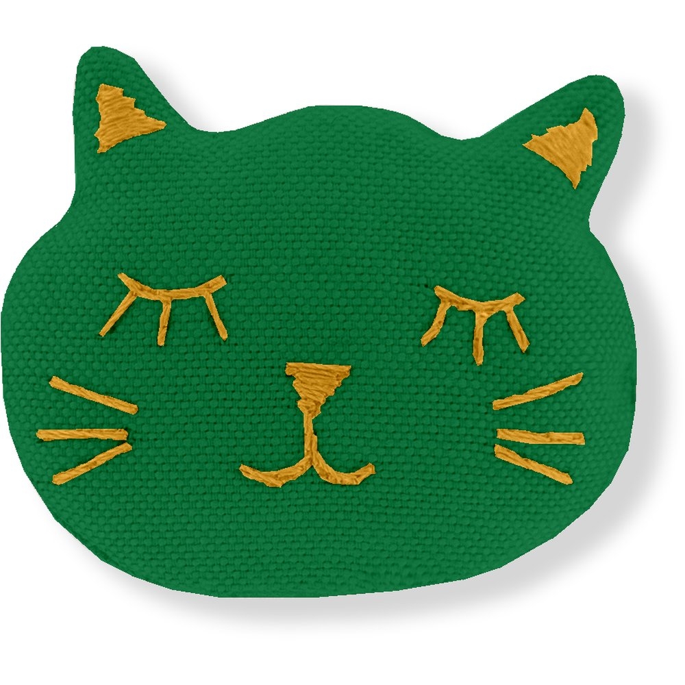 Barrette Miaou Vert Vif