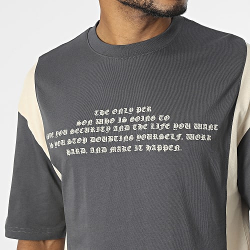 Tee Shirt Large Gris Anthracite