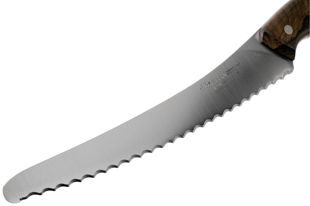 Due Cigni Arne Line broodmes 23 cm, ziricote