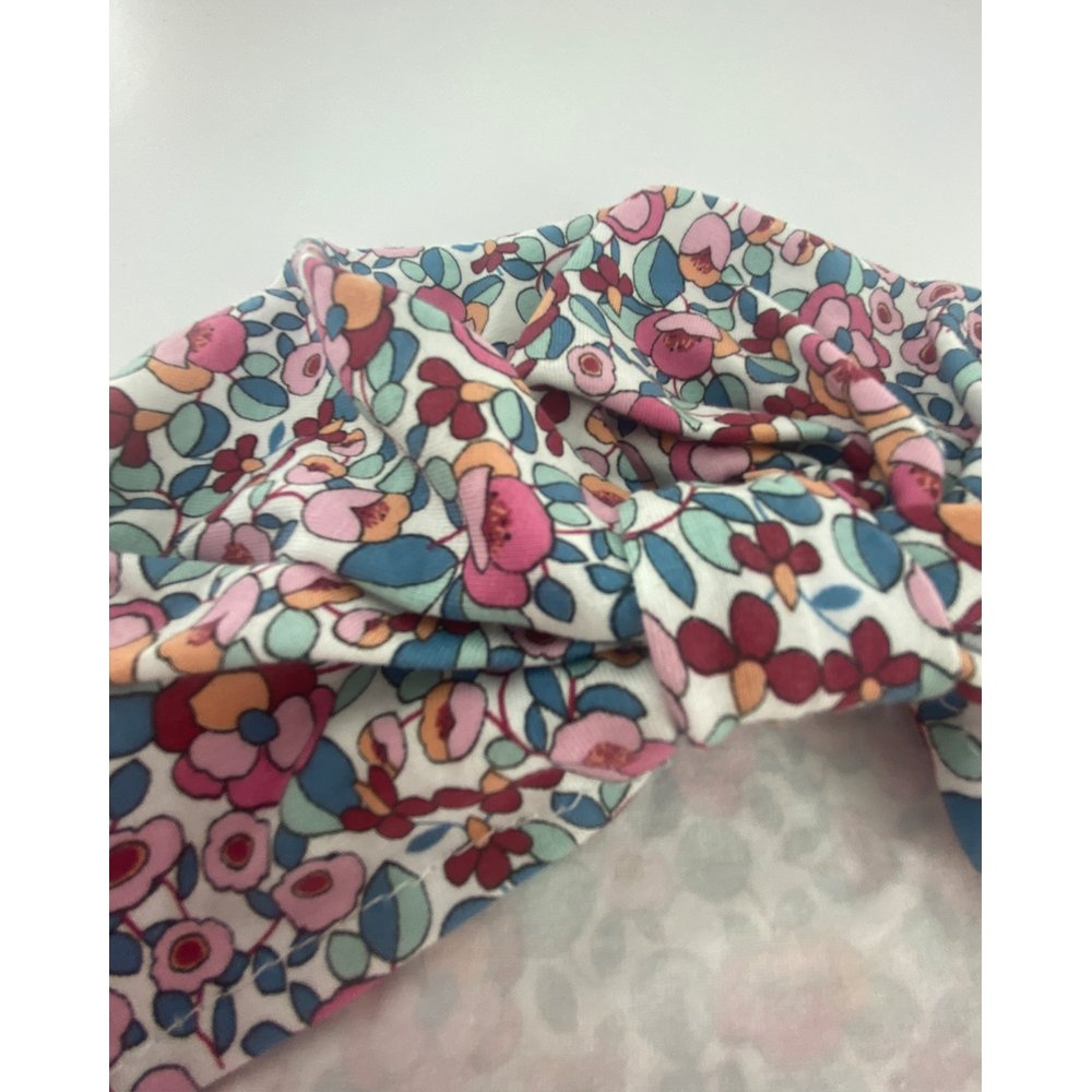 Turban Bébé Boutons Rose