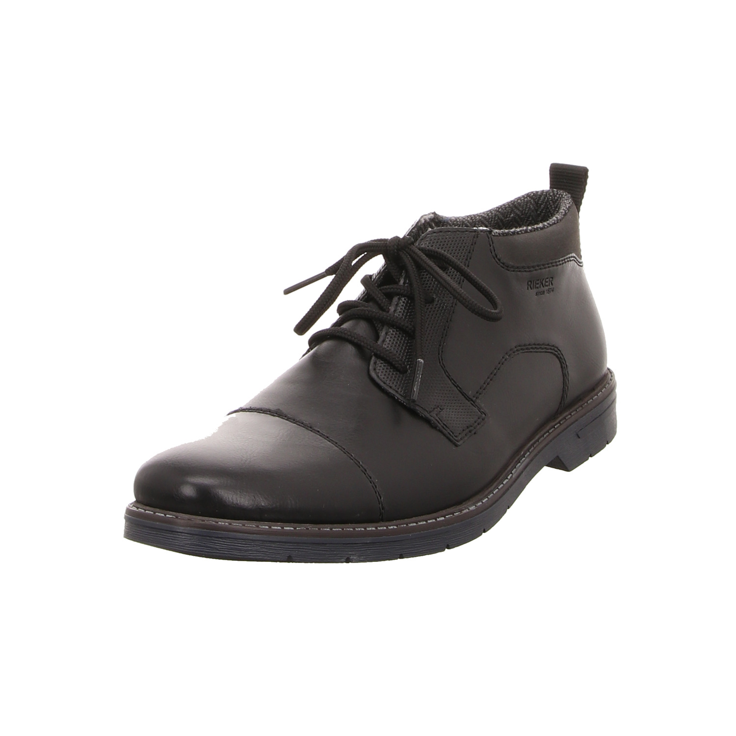 Rieker Schnürhalbschuh schwarz