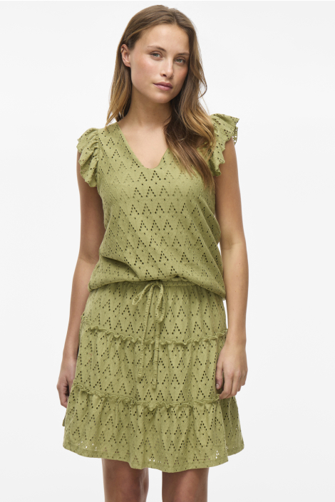 Vila groene dames t-shirt