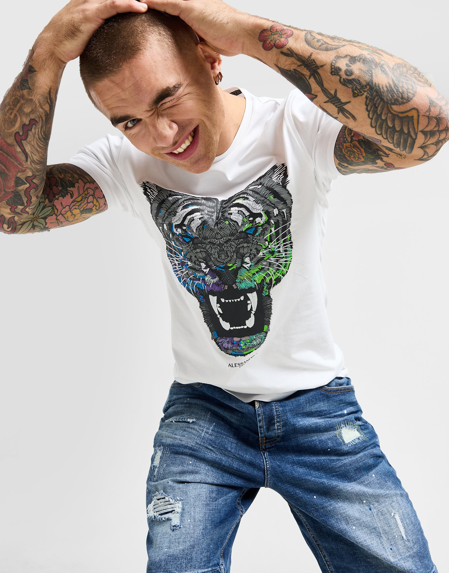 Alessandro Zavetti T-shirt Growler Homme