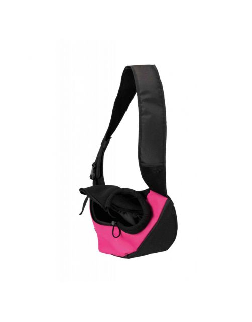 Trixie Buikdrager Sling - Hondendraagtas - 50x25x18 cm Roze Zwart