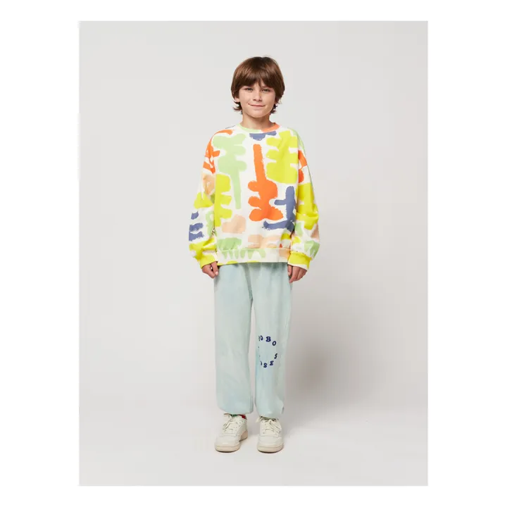Bobo Choses Sweat Coton Bio Carnival | Ecru