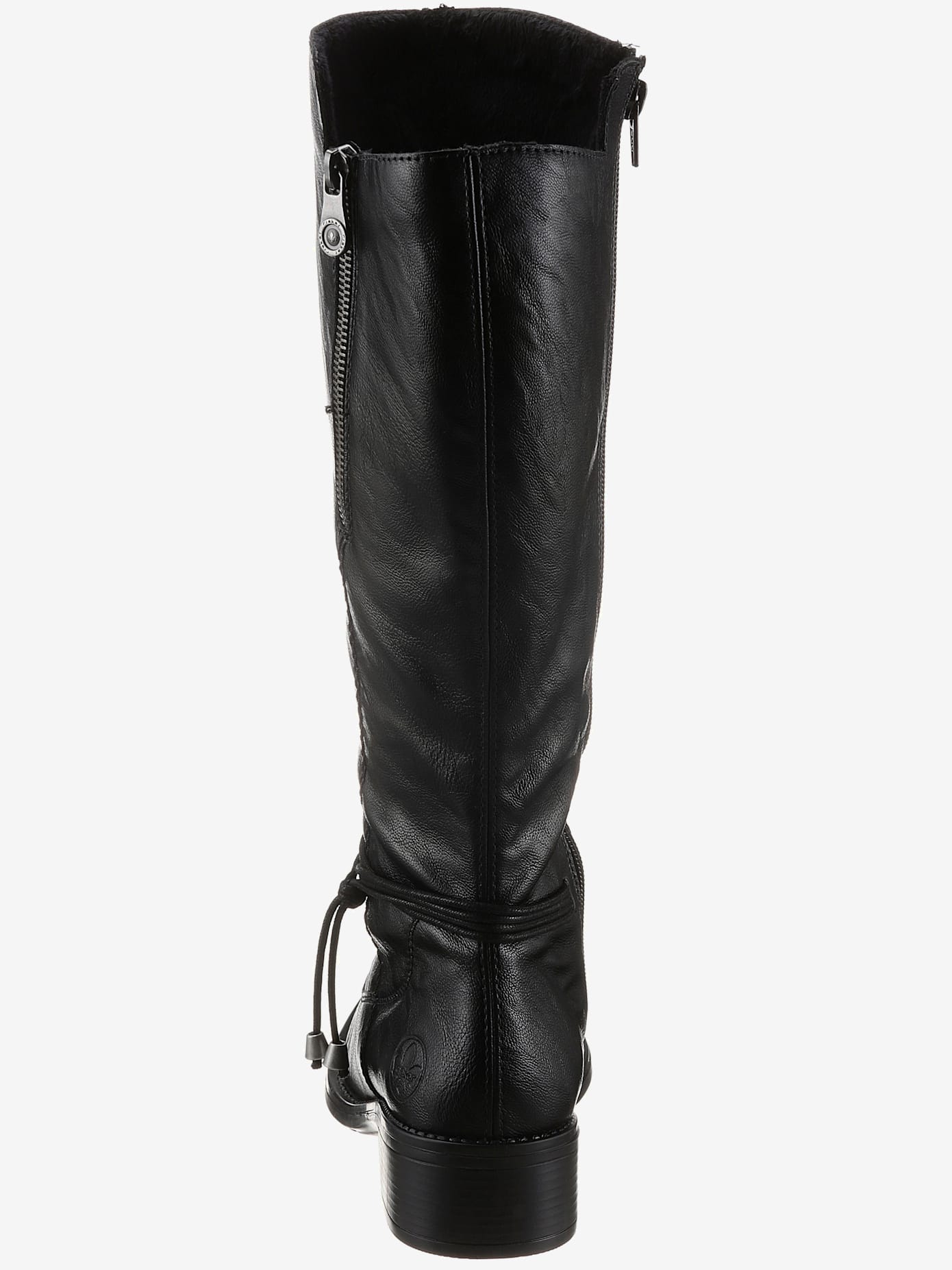 Bottes à glissière laçage décoratif sur la tige