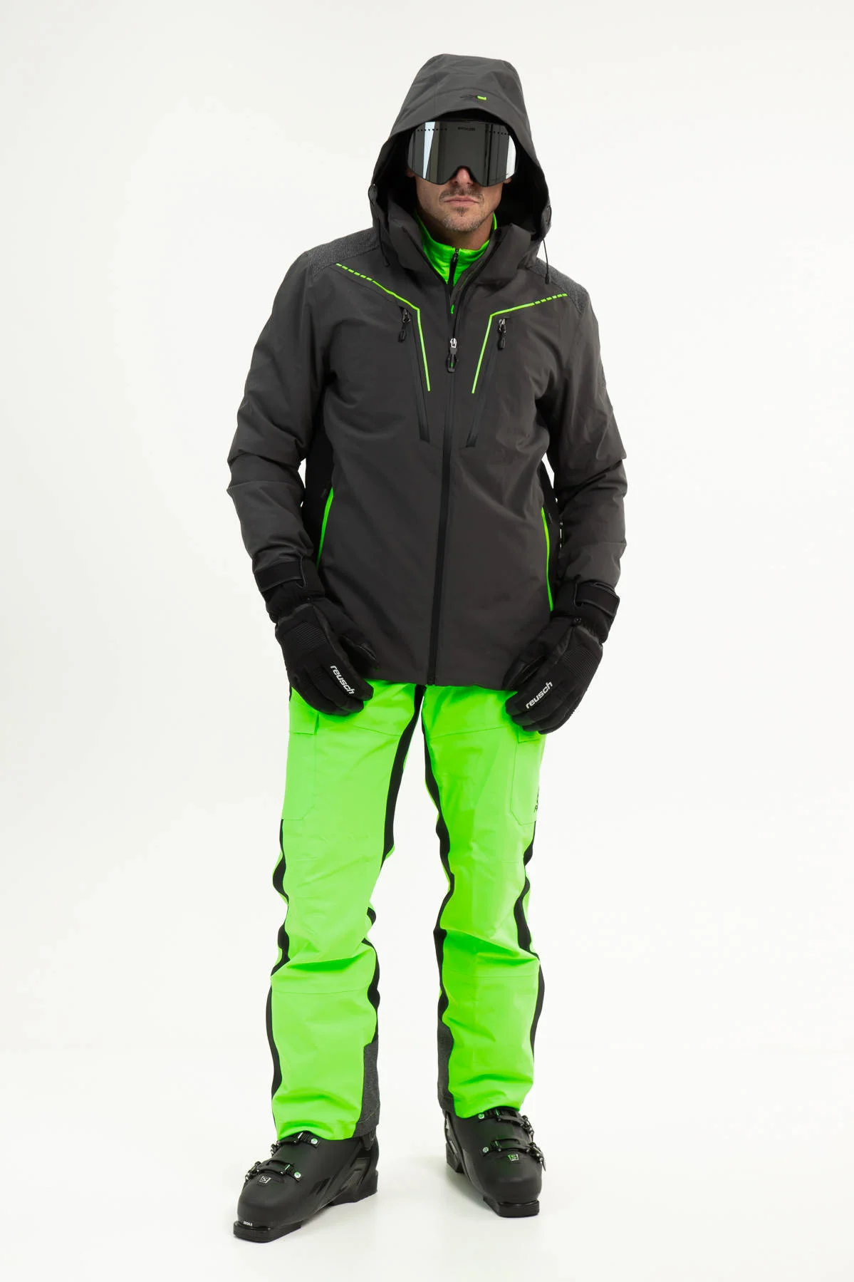 Falcon ski-jack Bastiaan grijs