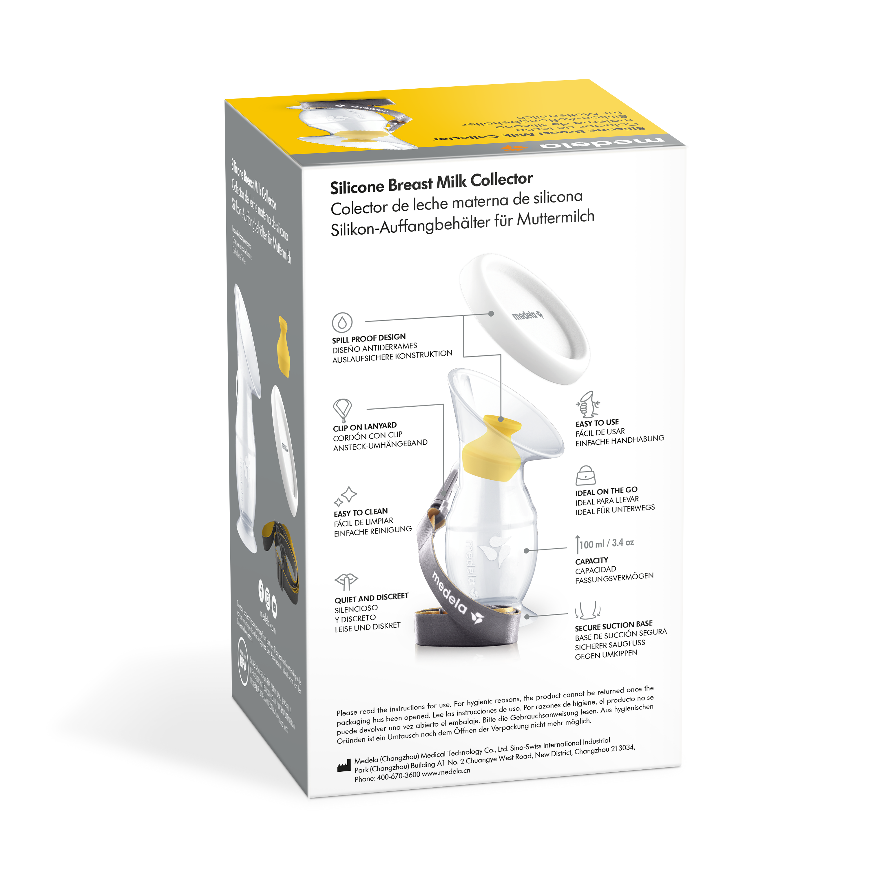 MEDELA Auffangbehälter für Muttermilch Silikon Box 1 Stk