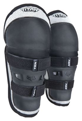 Genouillères Enfant Fox PeeWee Titan Noir / Argent