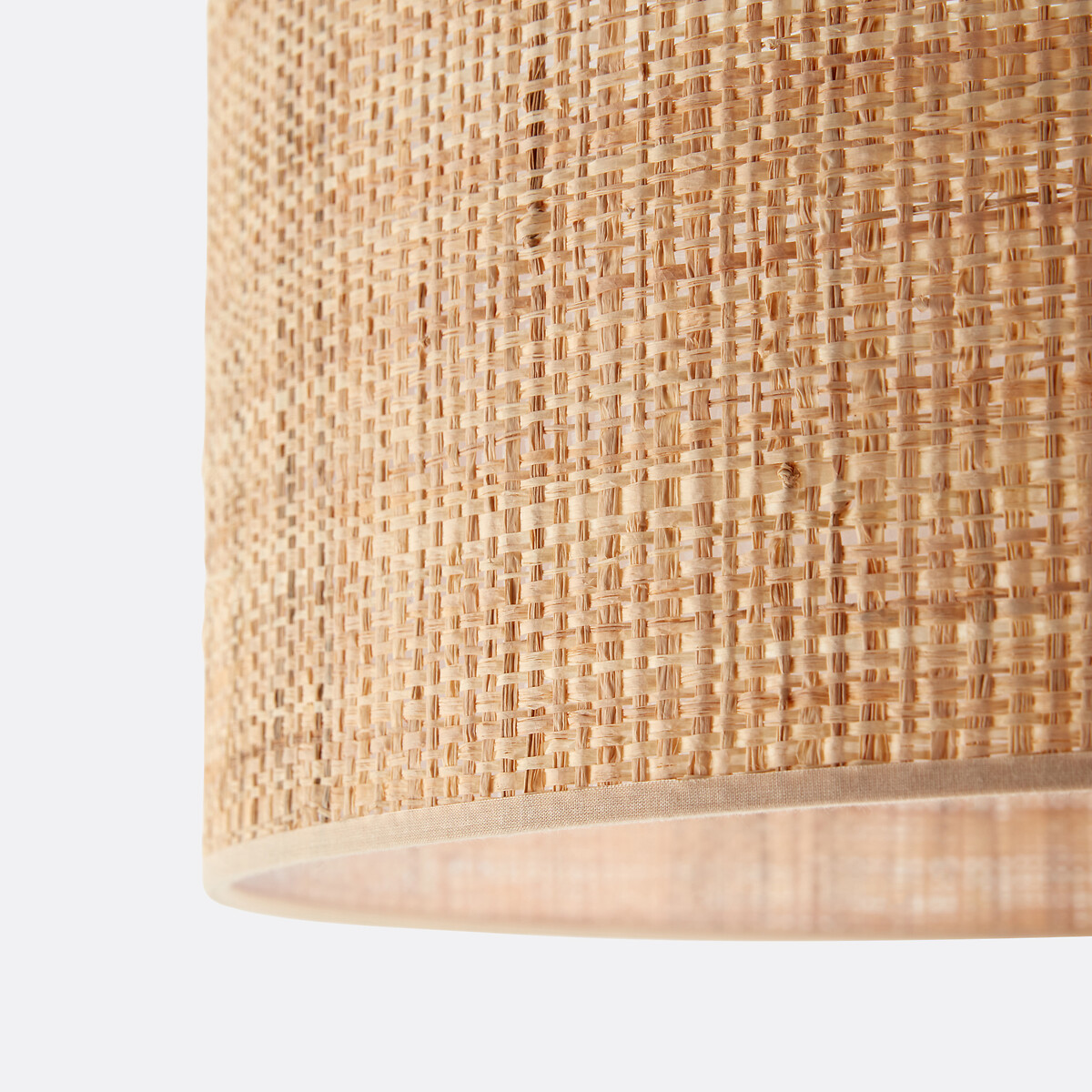 LA REDOUTE INTERIEURS<br>Candeeiro suspenso/abajur em ráfia Ø50 cm, Dolkie