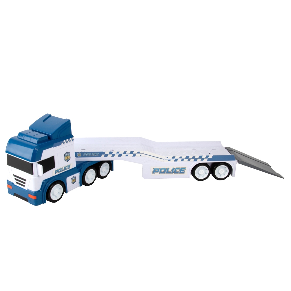 Super Wheelz Polizeitransporter-Set