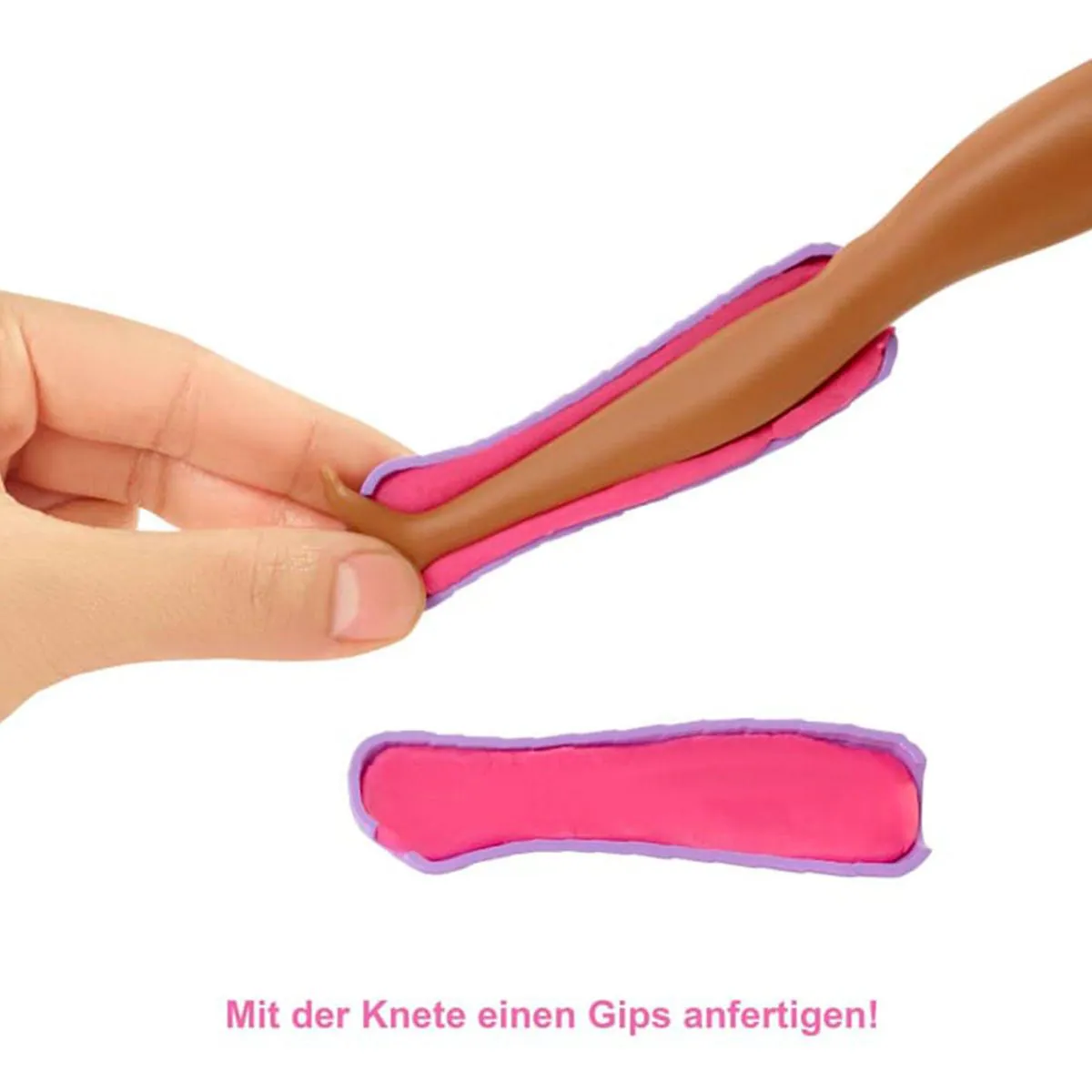 Mattel GTN61 - Barbie - You can be anything - „Gute Besserung“ Krankenstation Spielset mit Puppe