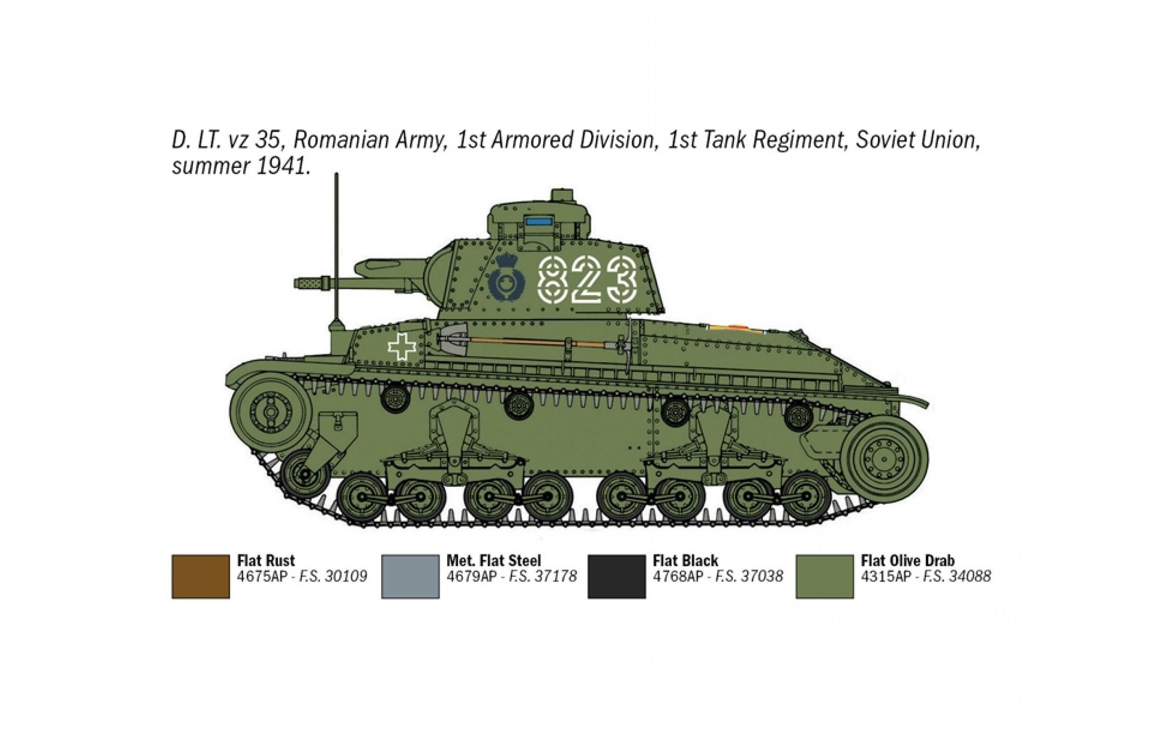 Bausatz Panzerkampfwagen 35 1:72Panzer Modellbausatz im Massstab 1:35