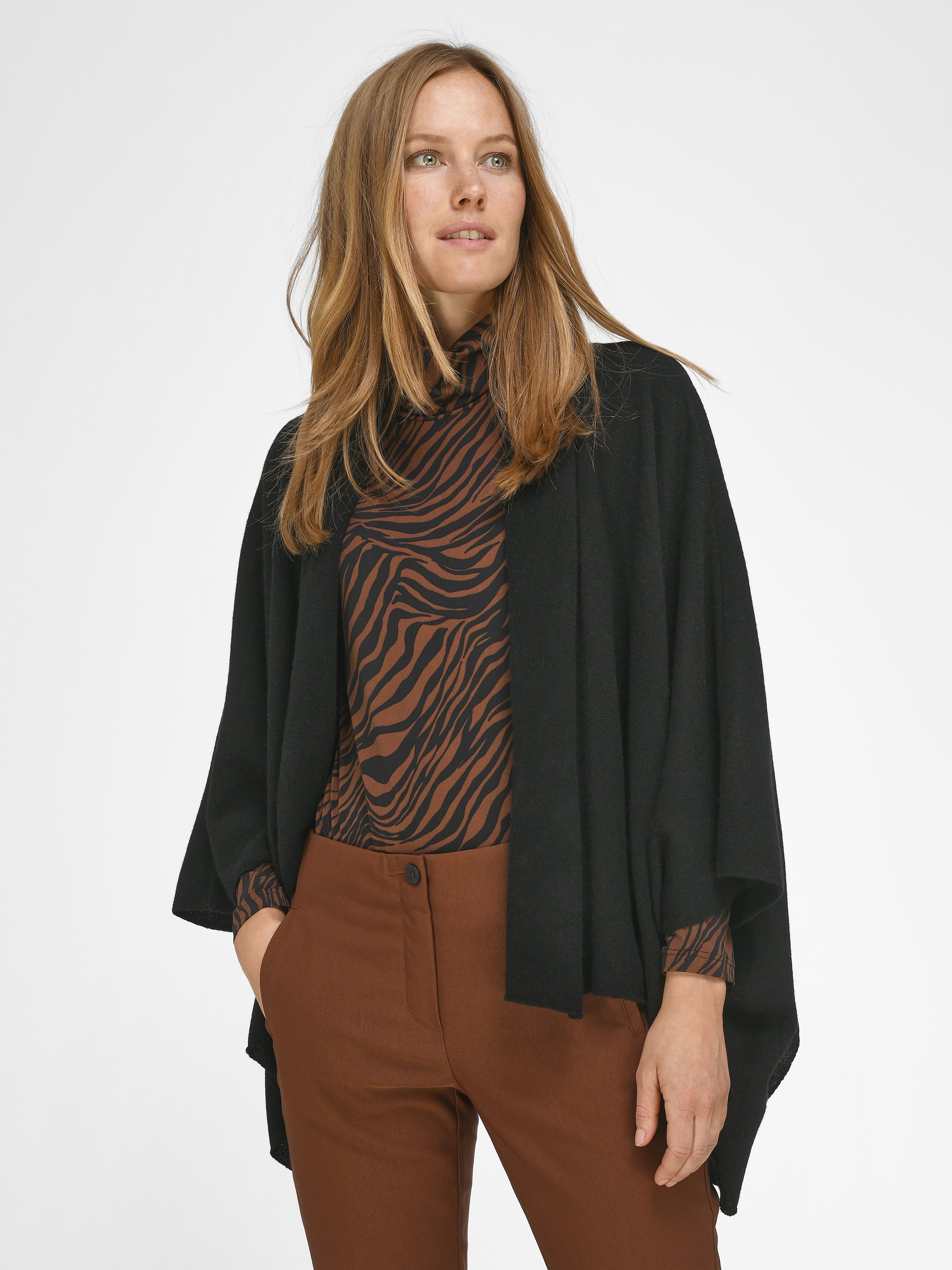 Strickjacke aus Schurwolle und Kaschmir