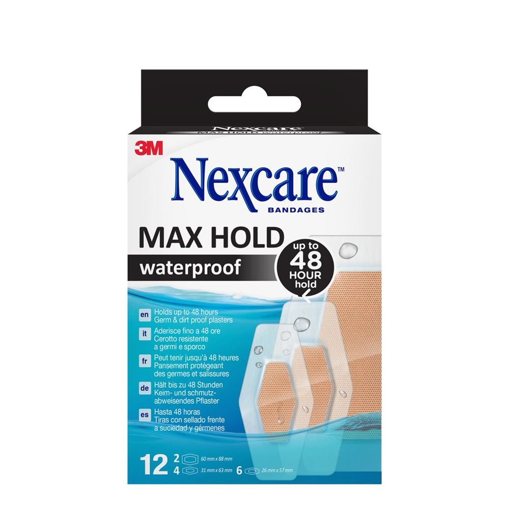NEXCARE MaxHold Pfl 3 Grössen assortiert 12 Stk