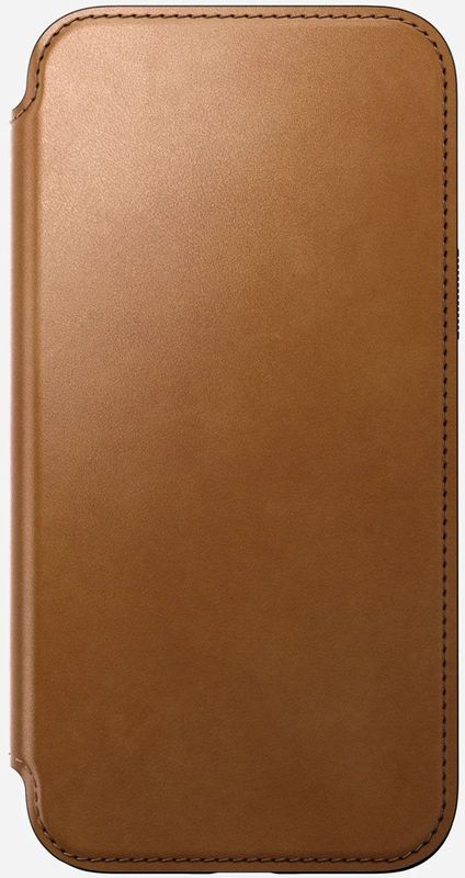 Nomad - Modern Leather Folio - Bookcase - English Tan - Echt Leer