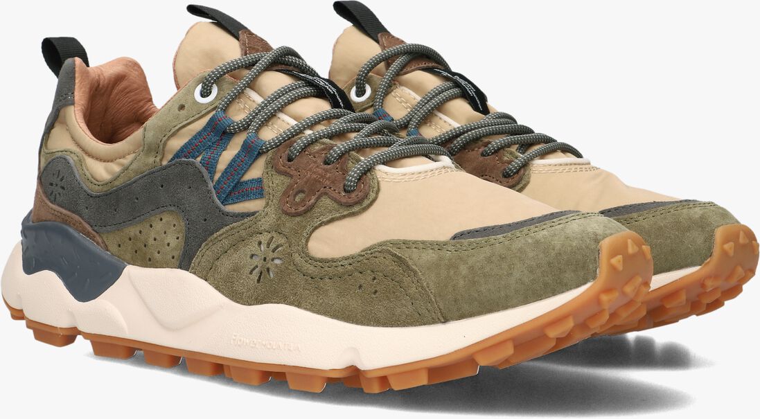 FLOWER MOUNTAIN groene flower mountain lage sneakers yamano 3 man
