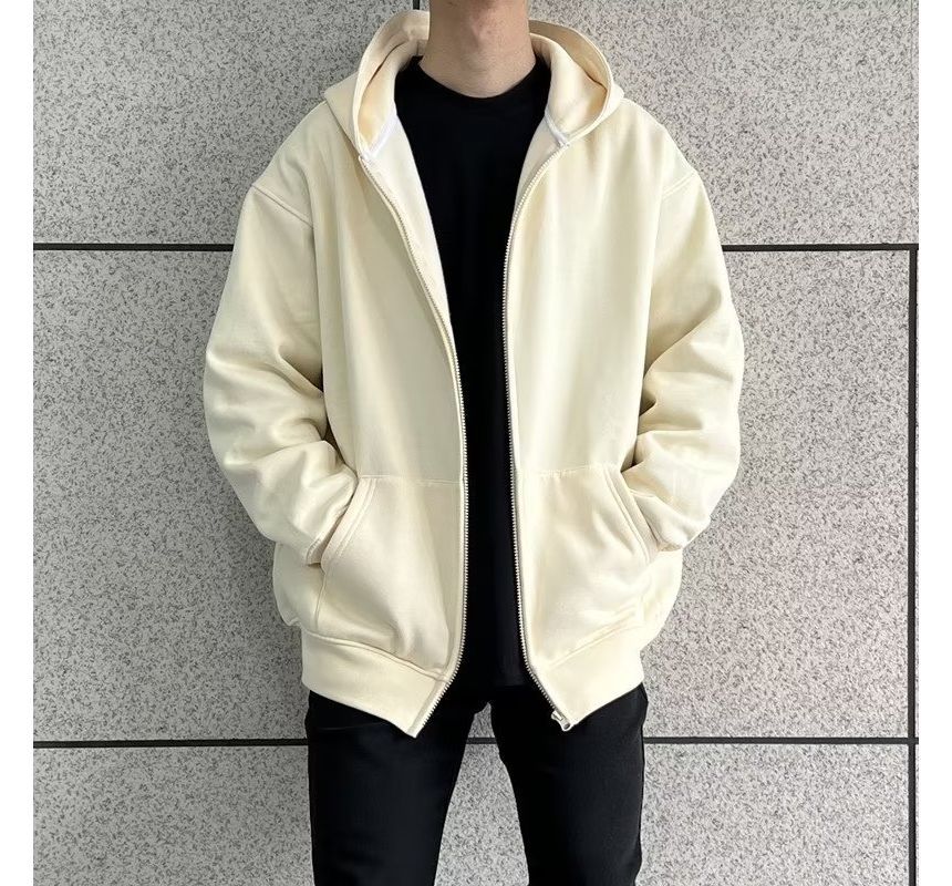 Adotuastic - Effen hoodie met rits