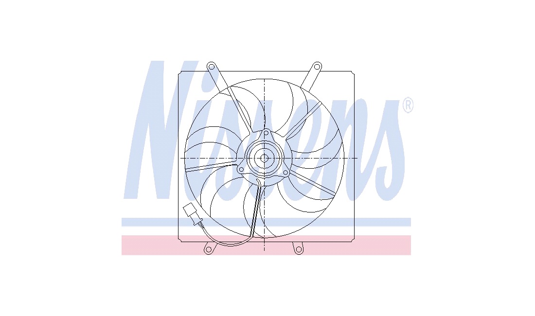 Ventilator, motorkøling