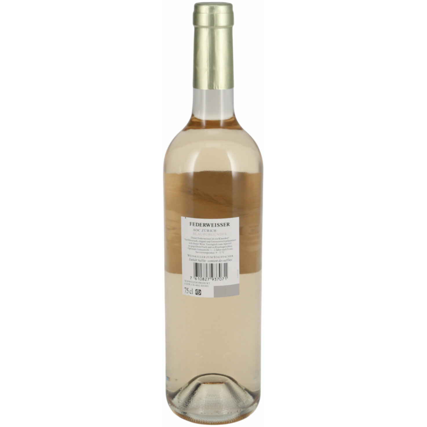 Zürich AOC Federweisser Stauffacher -75cl