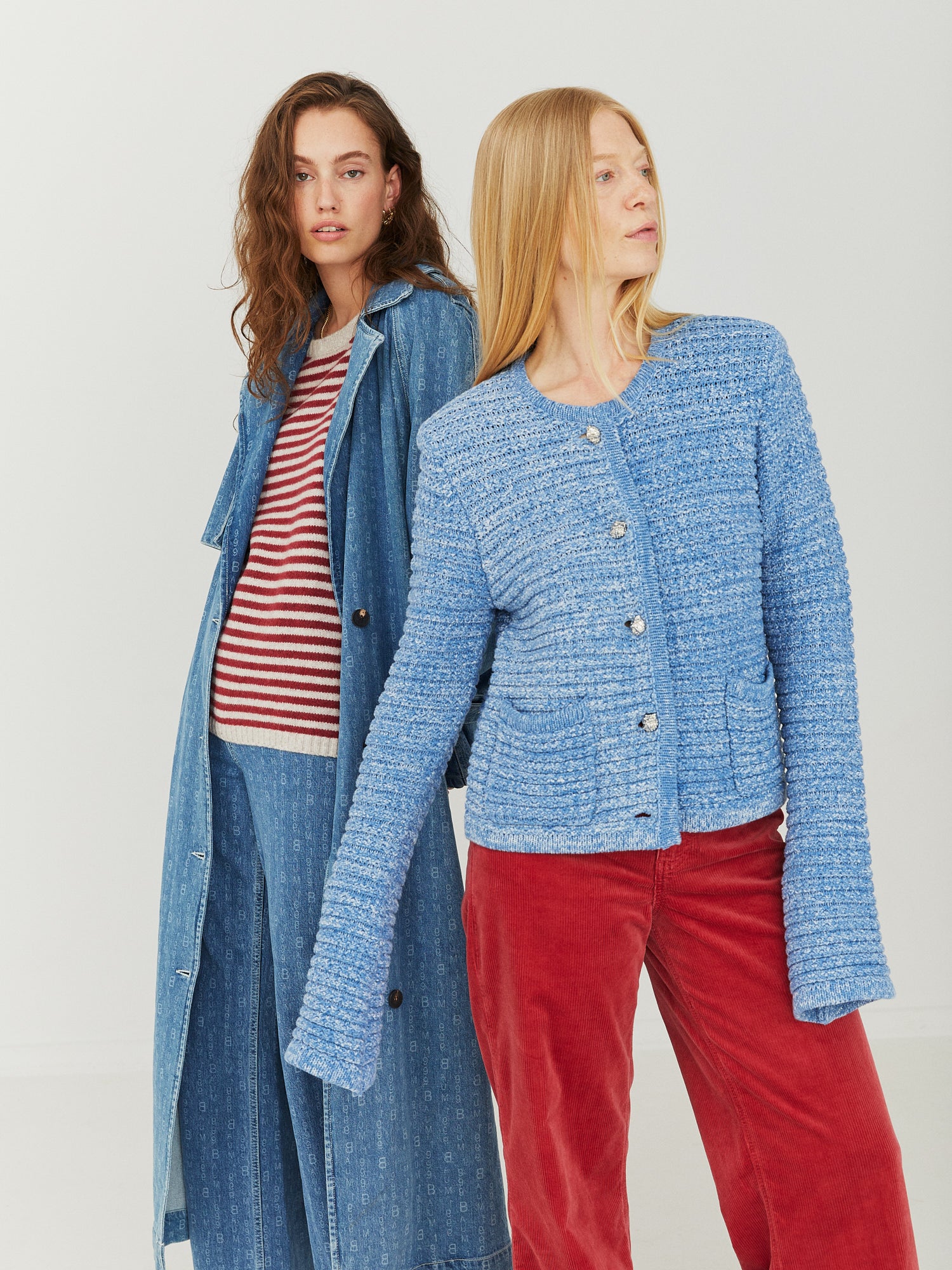 Baum und Pferdgarten  Delilah denim trenchcoat - 99 Denim Blue