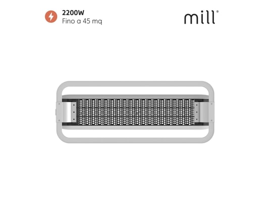 MILL - Convecteur portable blanc 2000w proheat ltd co2200ledmax