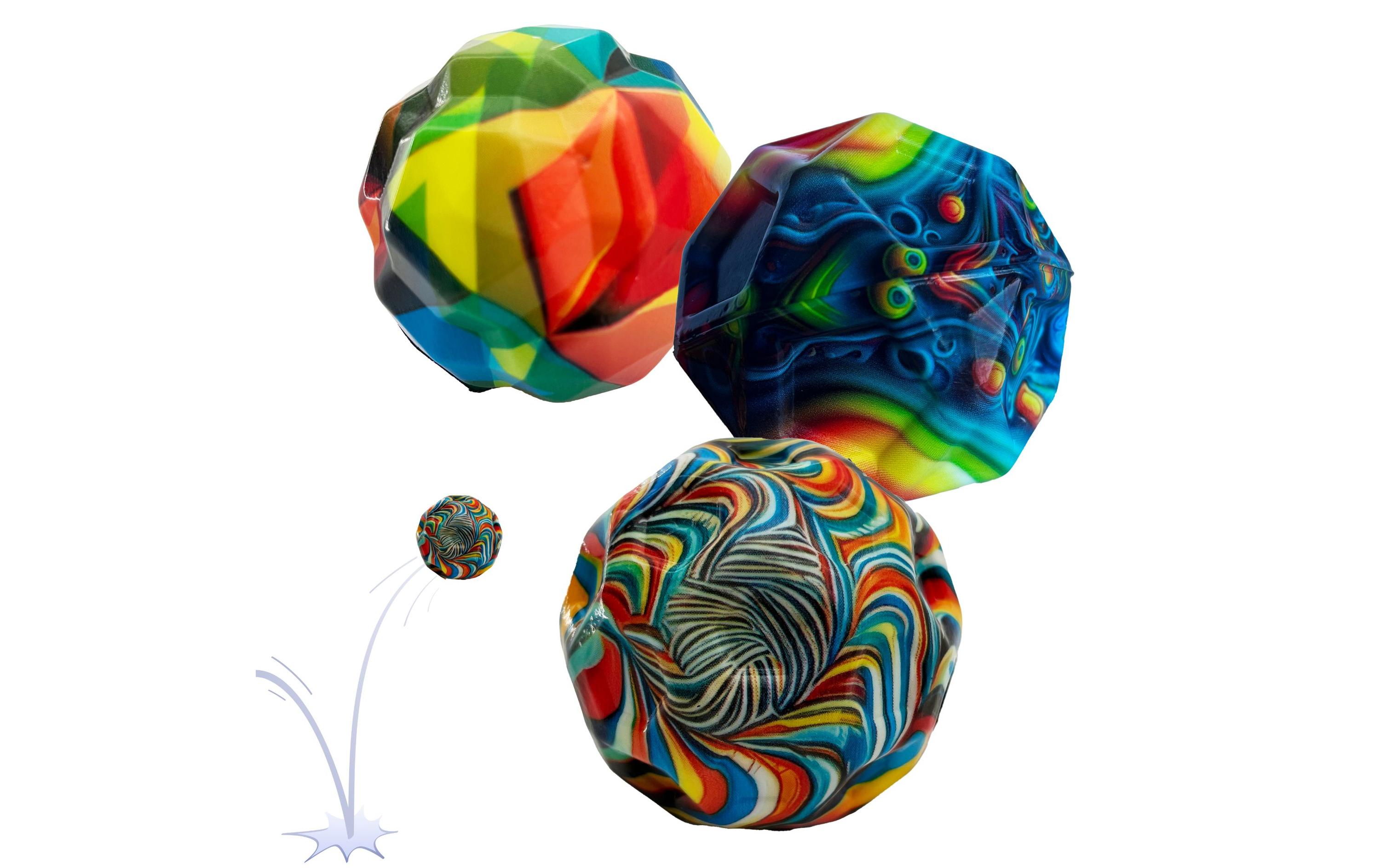 High Bounce Balls 3er SetBall-Set mit beeindruckenden Sprungeigenschaften