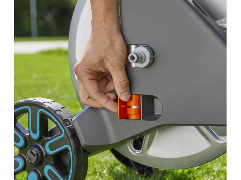 GARDENA Metall-Schlauchwagen AquaRoll L Easy,  leer Schlauchwagen aus Metall, für 100 Meter Schlauch