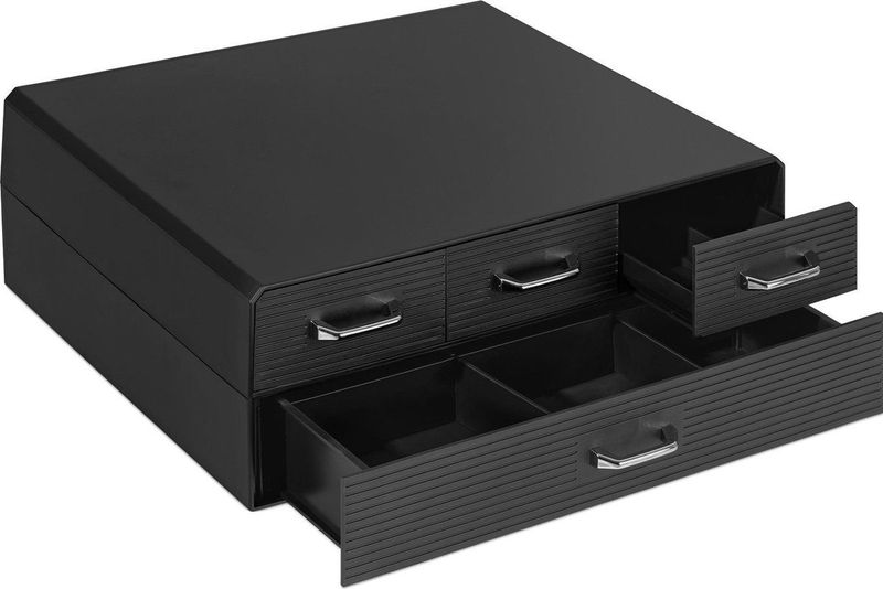 Navaris - Capsulehouder - Koffiecups Organizer - Zwart - 4 Lades