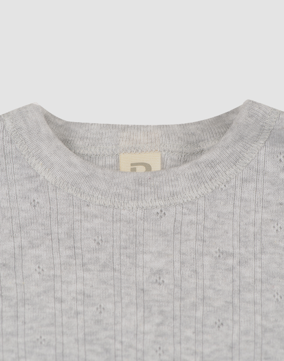 Shirt van katoen voor baby's in Lichtgrijs