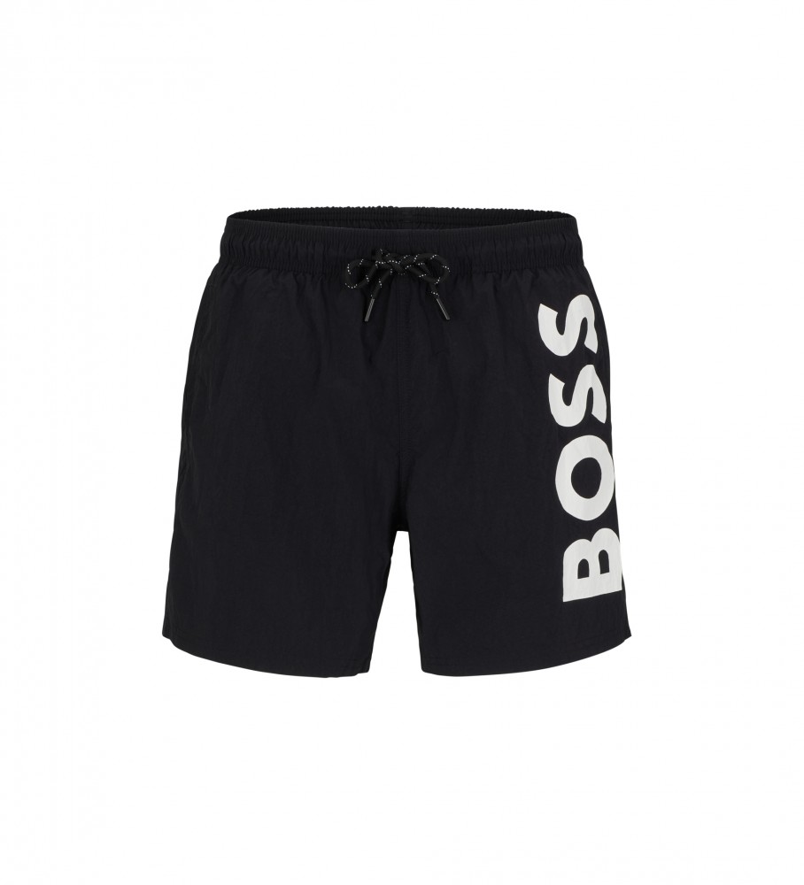 Maiô BOSS com estampa de polvo, preto