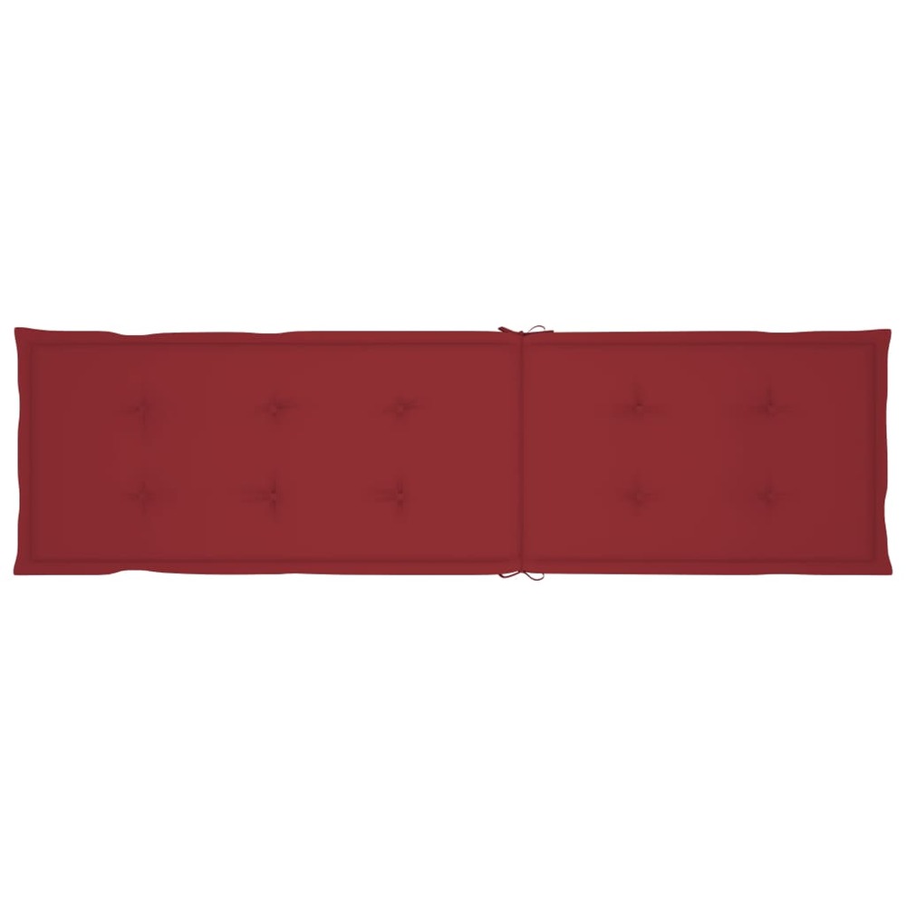Transat chaise longue bain de soleil lit de jardin terrasse meuble d'extérieur avec repose-pied et coussin acacia solide 02_0