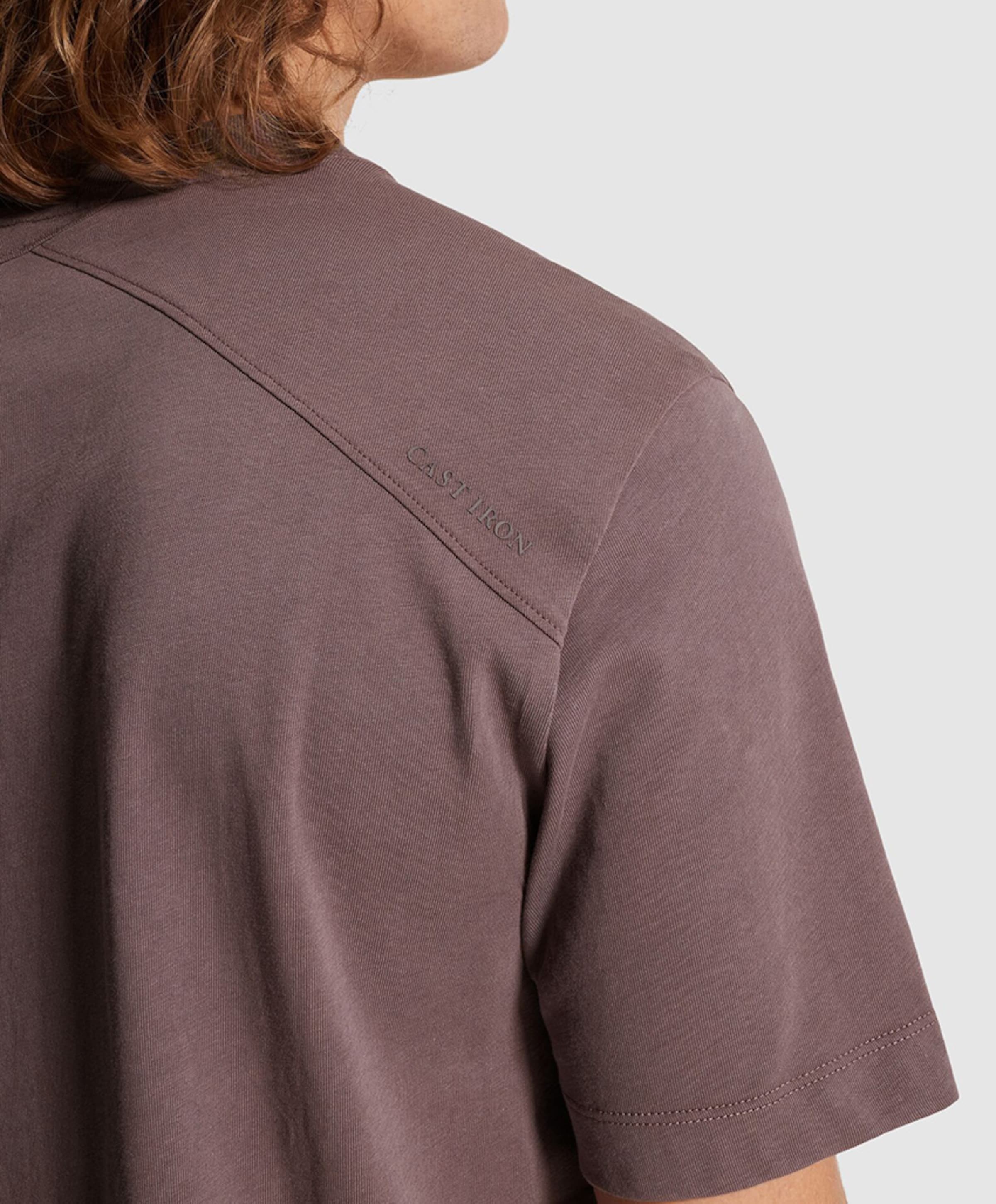 Cast Iron Heren T-shirt paars