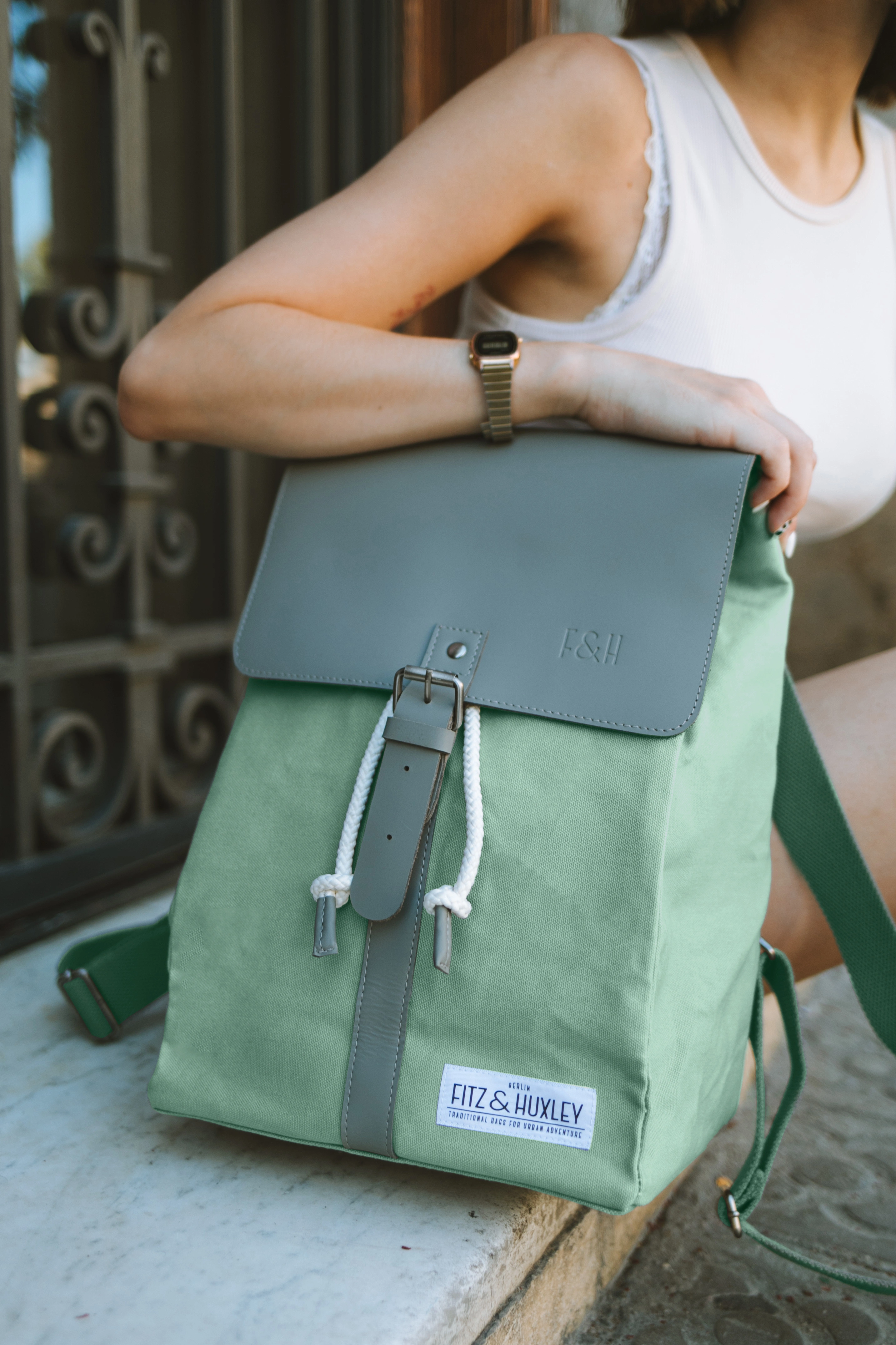 Fitz & Huxley Rucksack COSMOS 13l, mint