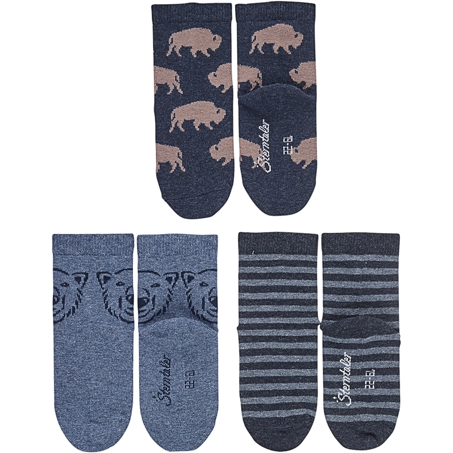 Sterntaler Söckchen 7er-Pack blau melange