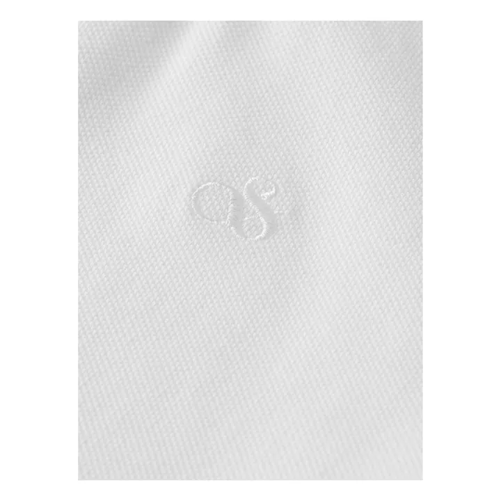 Scotch & Soda Polo Logo Brodé | Blanc