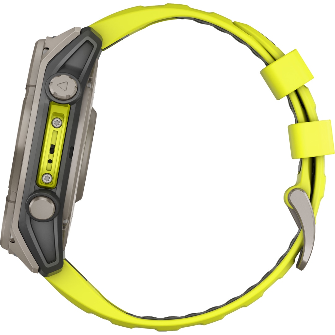 Garmin Fenix 8 - 51mm SOLAR Sapphire Graphit / Gelb