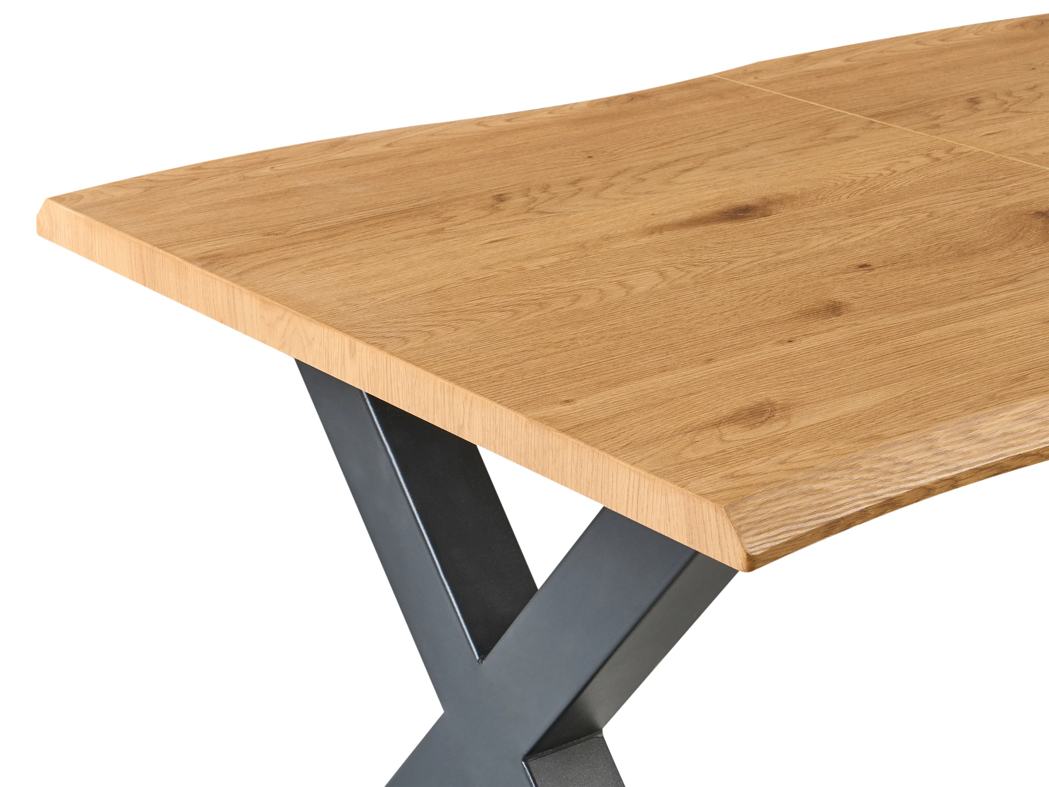 Eettafel uitschuifbaar BRONSON Bruin 90 cm 140/180 cm
