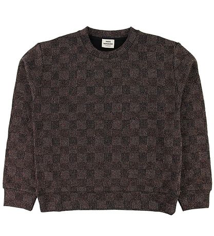 Mads N?rgaard Bluse - Talinka - Sort m. Glimmer/Tern
