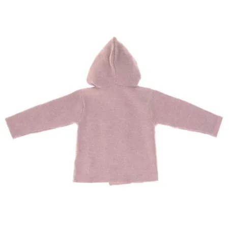 Lässig Baby-Strick-Hoodie GOTS Garden Explorer, Größe 62/68, Hellrosa