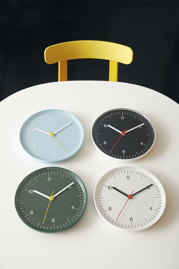 Hay Wall Clock-Blue Blue