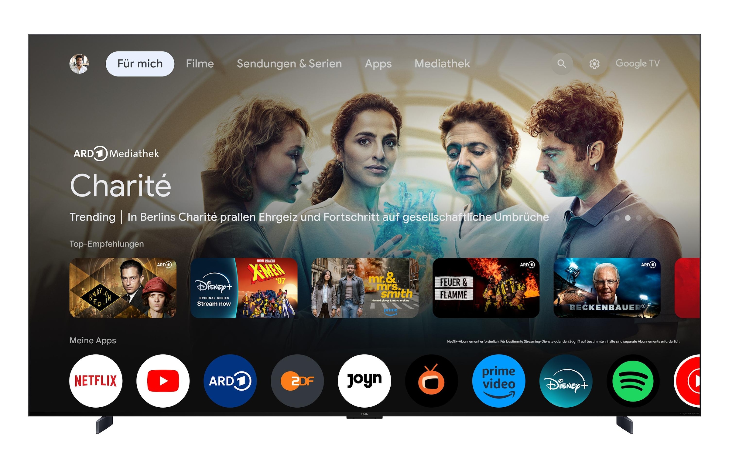 TCL QLED-Fernseher »98C7K« 249 cm/98 ″ Smart-TV