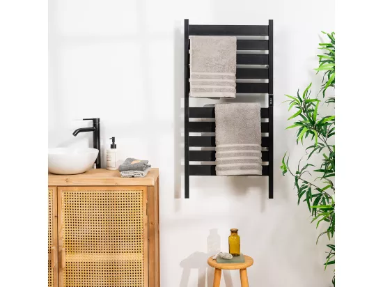 Porte-serviettes électrique pour mur ou sol Towarall InnovaGoods 10 Barres
