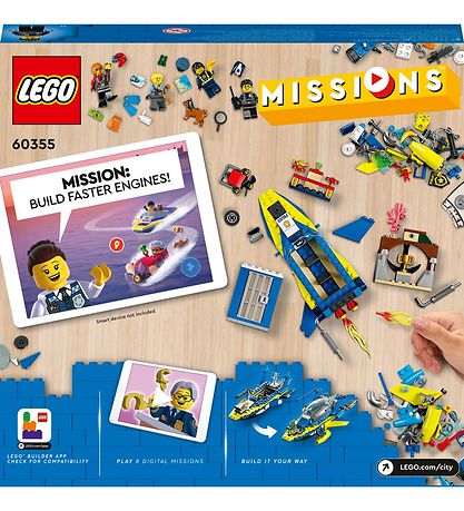 LEGO? City - Havpolitiets Detektivmissioner 60355 - 278 Dele