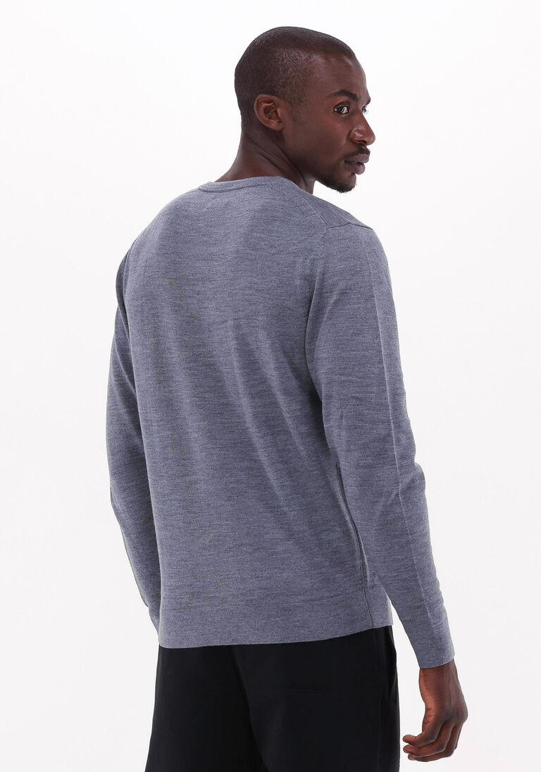 CALVIN KLEIN grijze calvin klein sweater superior wool crew neck sweater