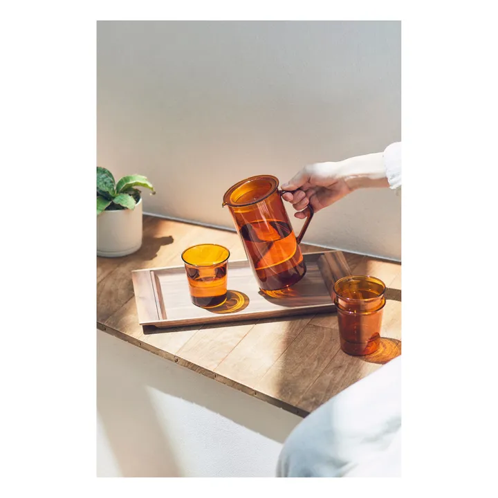 Kinto Verre Cast simple paroi - 250 ml | Ambre